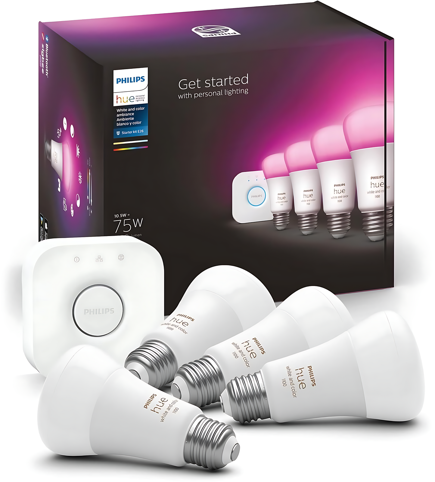 Philips Hue Starter Kit (4 Bulbs)